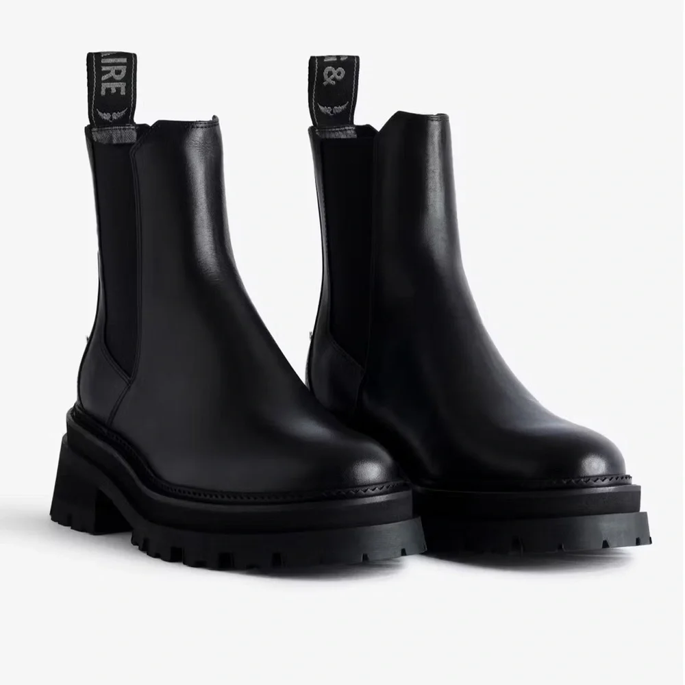 $498 Zadig & Voltaire Ride Chelsea Boots NIB SIZE 36 - Picture 3 of 10